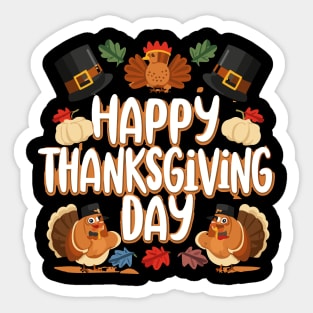 happy thanksgiving Sticker